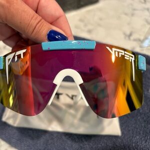 Brand new. Polarized Pit Vipers. Only out of package once to take these photos.